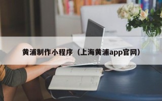 秦皇岛黄浦制作小程序（上海黄浦app官网）