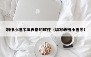 秦皇岛制作小程序填表格的软件（填写表格小程序）