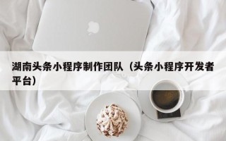秦皇岛湖南头条小程序制作团队（头条小程序开发者平台）